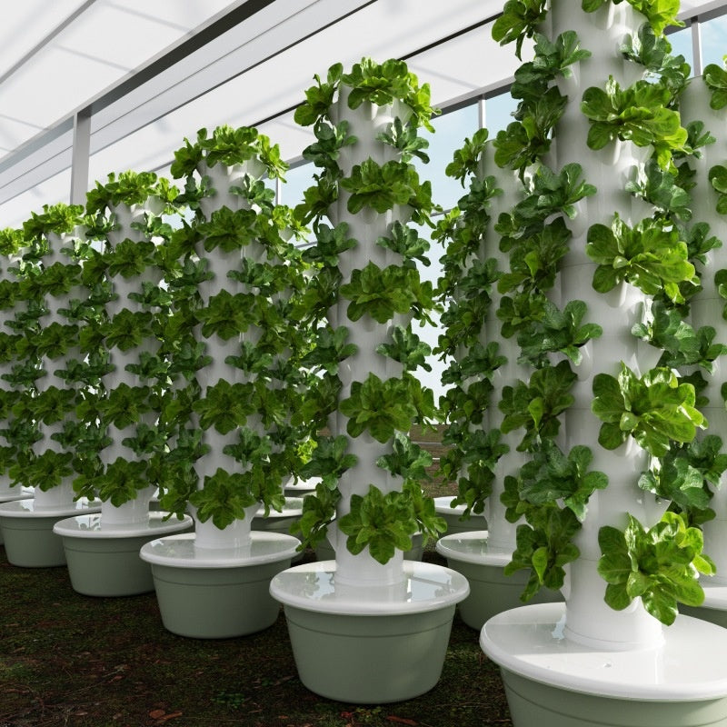 Hydroponic Tower Bundle, 36 Plant Cups, Premium Garden Kit for Home Growers