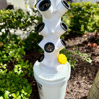 Hydroponic Tower Starter Kit, 12 Plant Cups, Compact Garden Kit for Home Growers