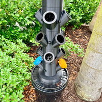 Hydroponic Tower Starter Kit, Black, 12 Plant Cups, Compact Garden Kit for Home Growers
