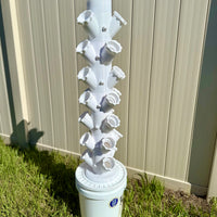 Hydroponic Tower Bundle, 24 Plant Cups, Garden Kit for Home Growers