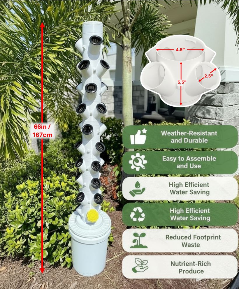 10-Stack Hydroponic Tower Bundle