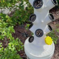 Hydroponic Tower Starter Kit, 12 Plant Cups, Compact Garden Kit for Home Growers
